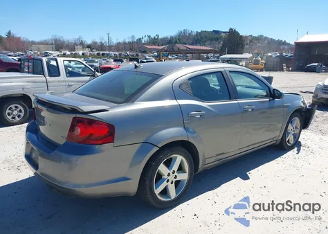 2012 Dodge Avenger Sxt Plus из США, поврежденный, VIN 1C3CDZEG9CN329514